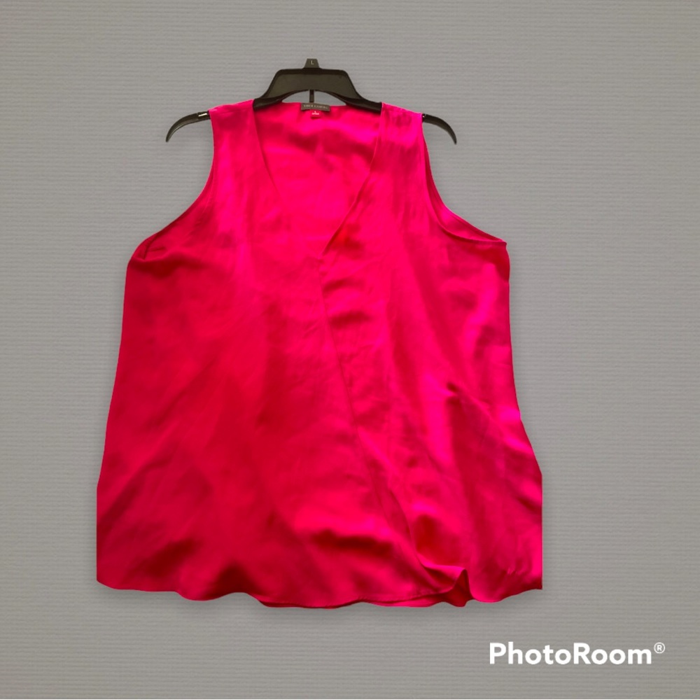 Hot pink beautiful blouse . Vince Camuto size large